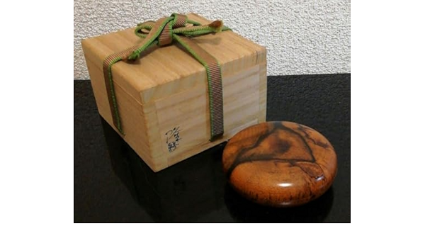 岩倉隆作　黒柿　香合　共箱　茶道具 岩倉隆作黒柿香合共箱茶道具